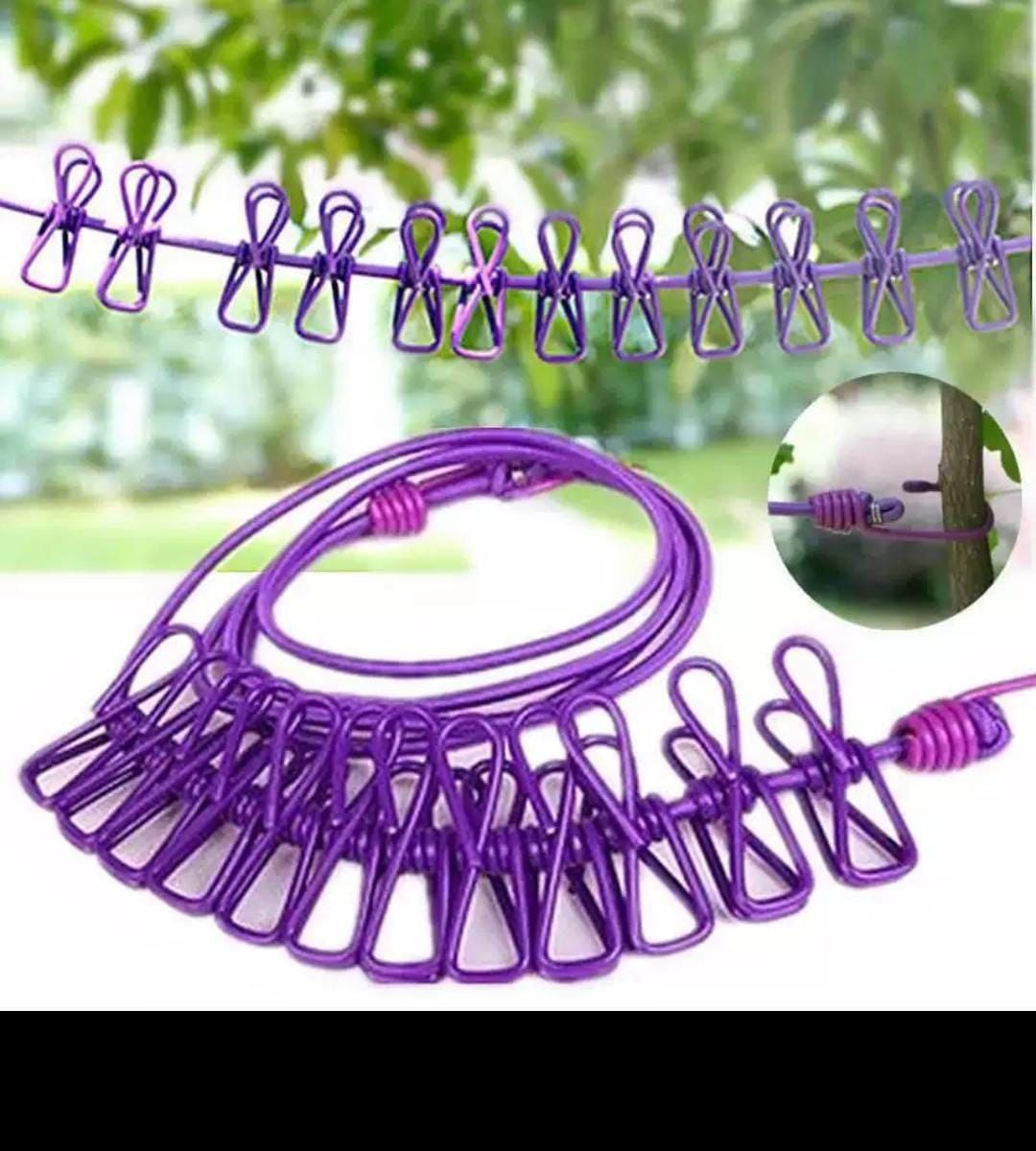 Laundry line and pegs