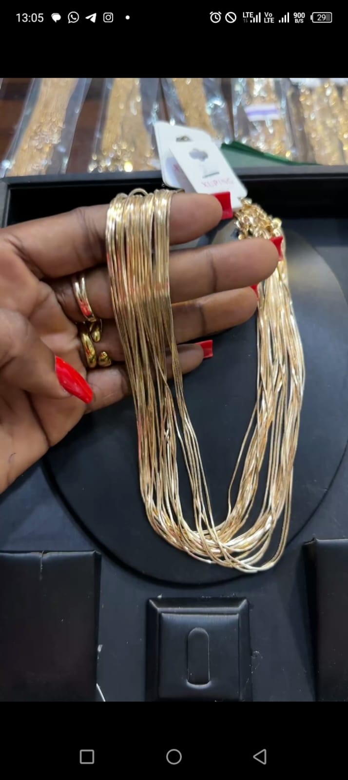 Gold plated chains and chokers
