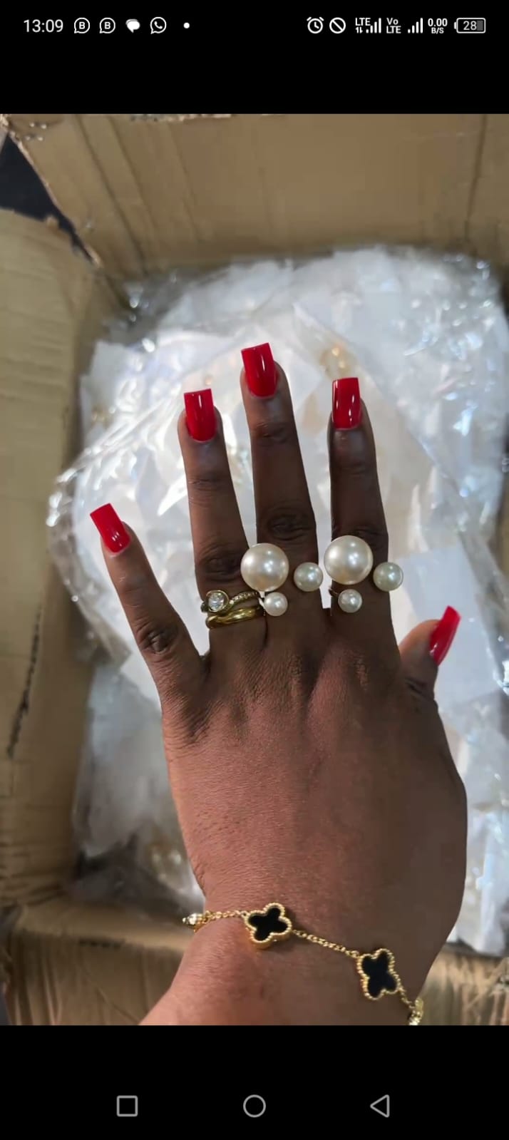 Pearl rings