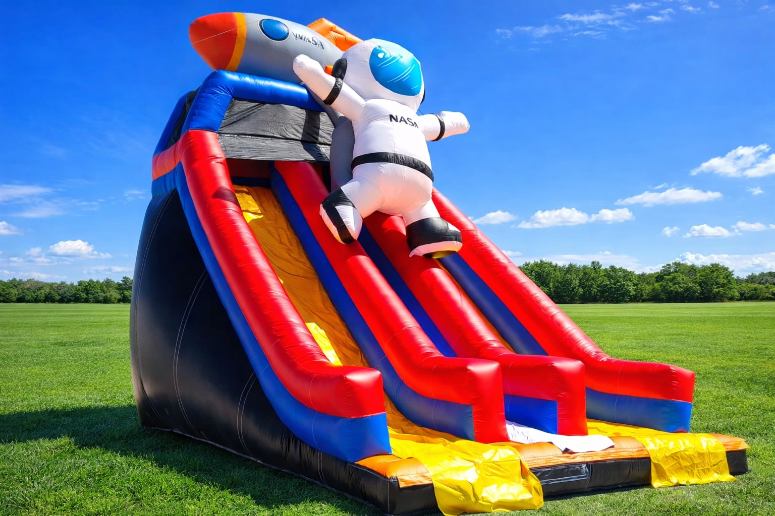 Tobogán Astronauta para pasto o piso