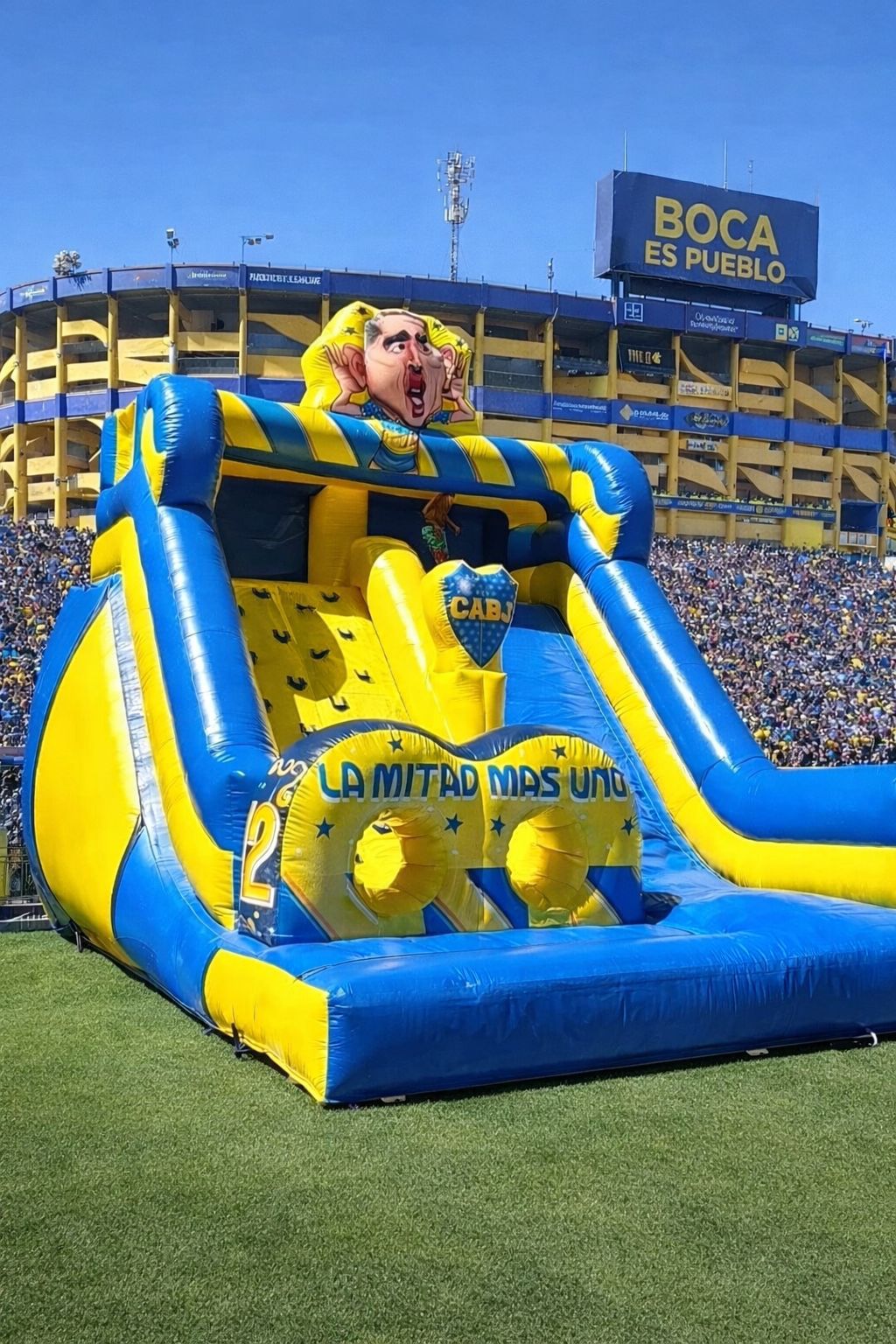 Tobogán Boca Juniors  para piso o pasto