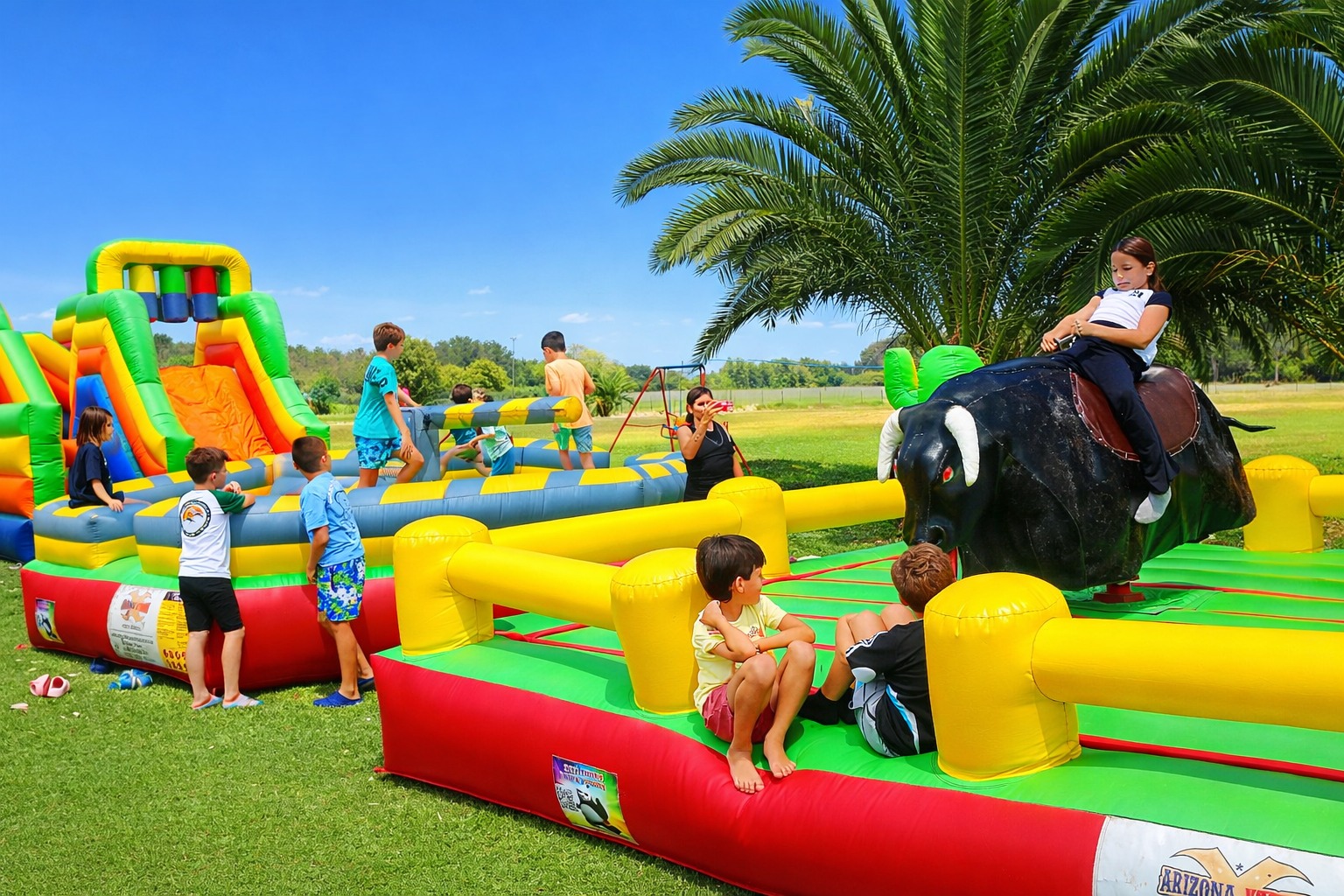 Toro y Reloj (c/u colchón y operador)