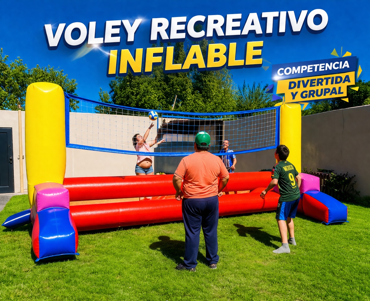 Voley - Fútbol- Tenis️           (No incluye pelota)