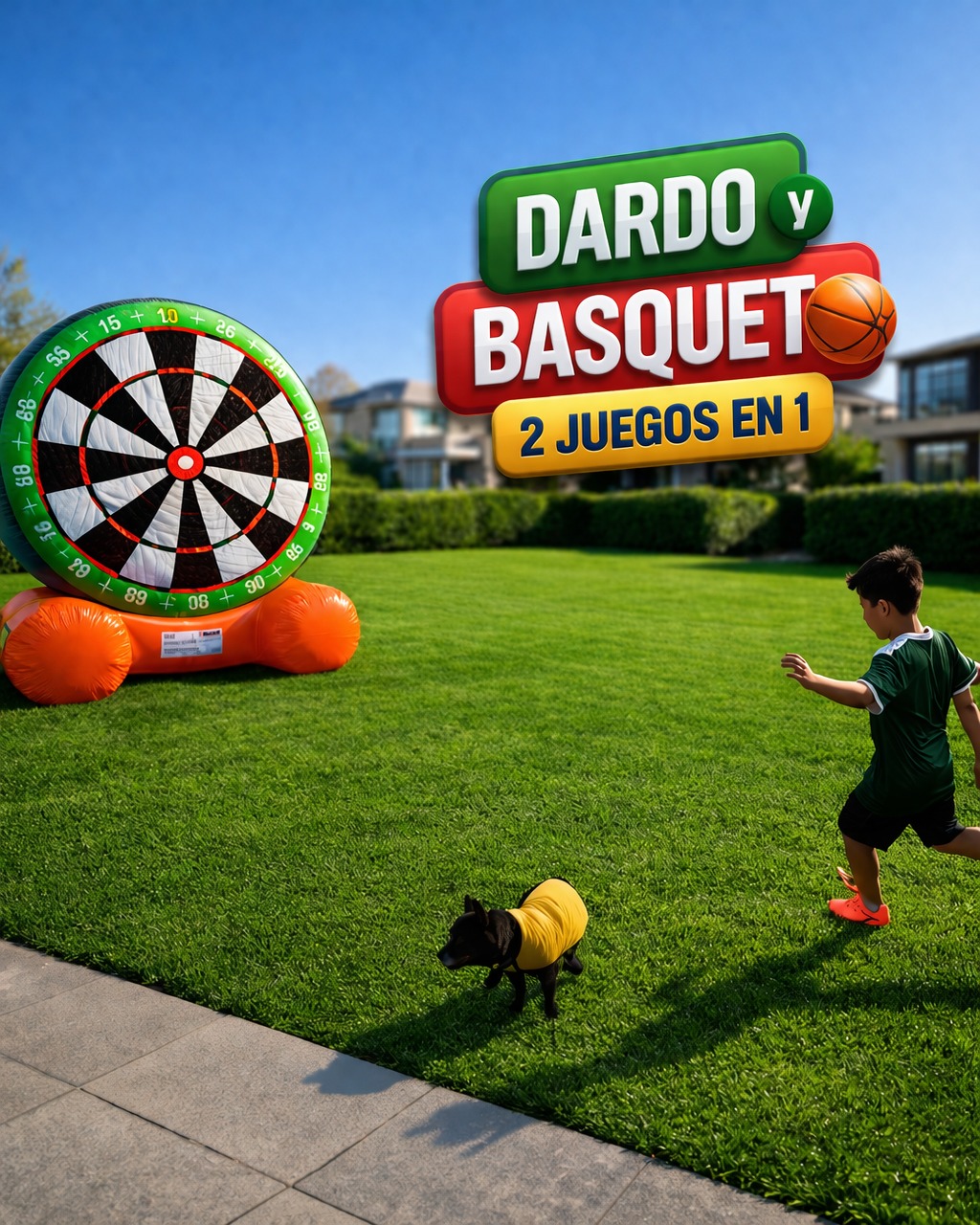 Dardo y Basquet 2 juegos  en 1
