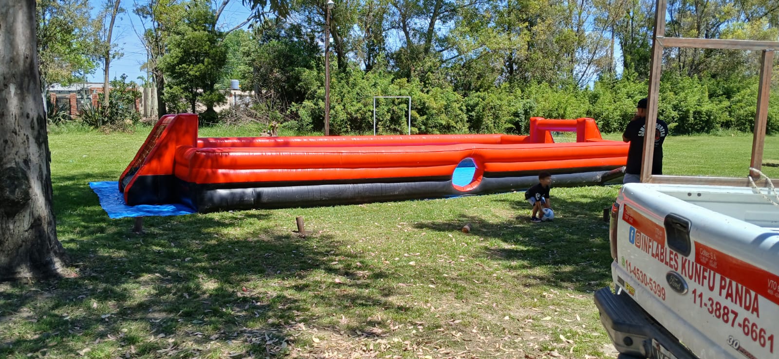 Cancha jabonosa ( 2)  ( No incluye pelota ni productos)