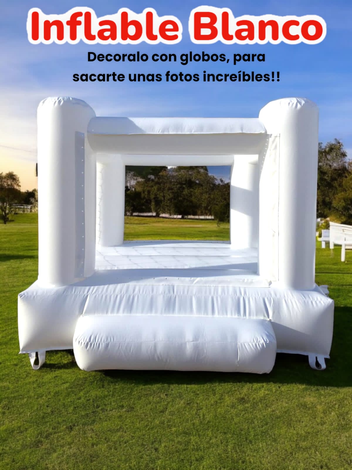Inflable Blanco