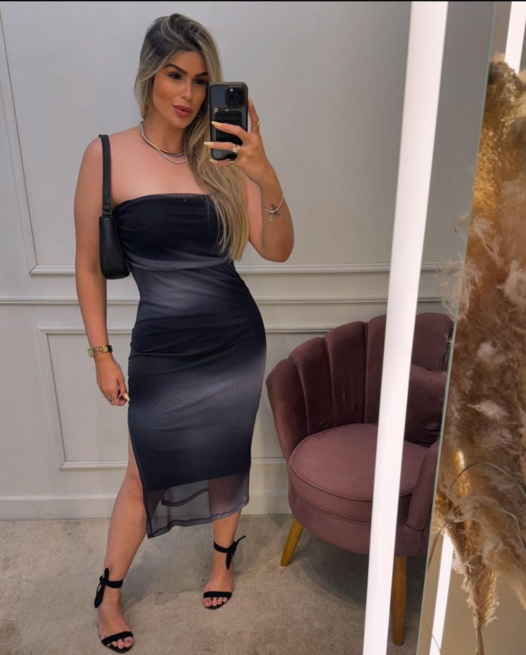 Vestido Microtule