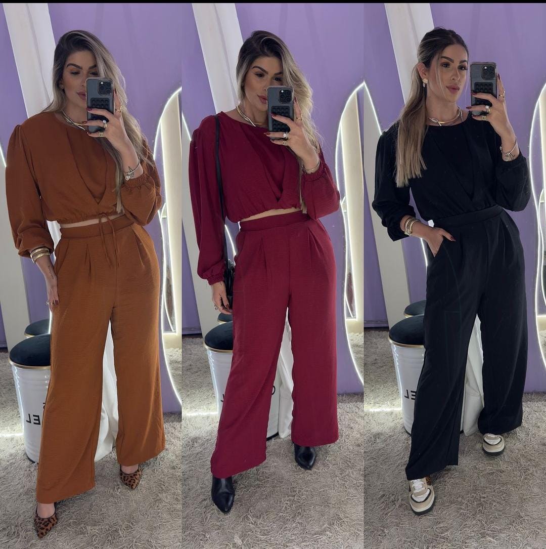 Conjunto Crepe Duna