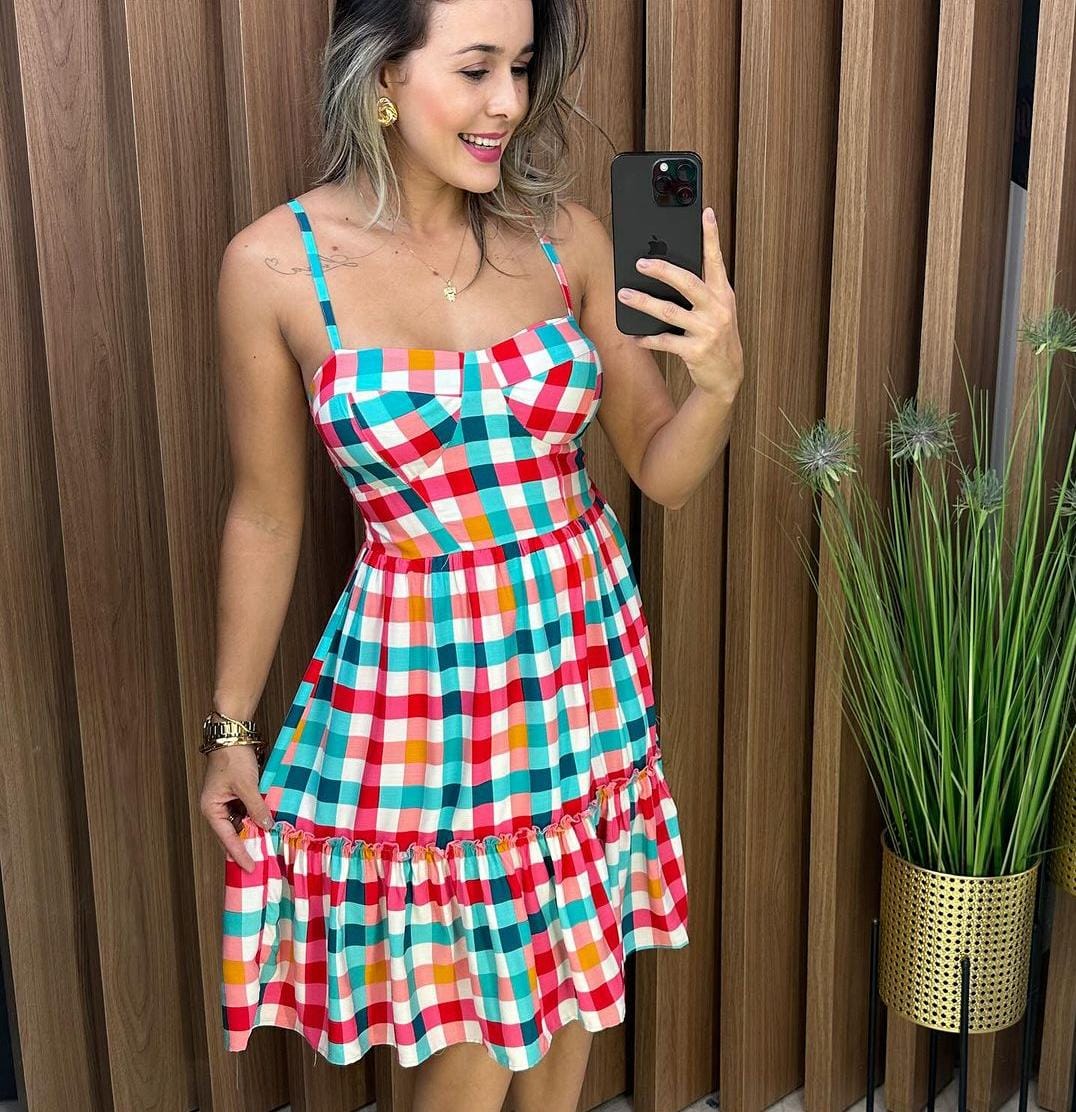 Vestido Xadrez Vichy