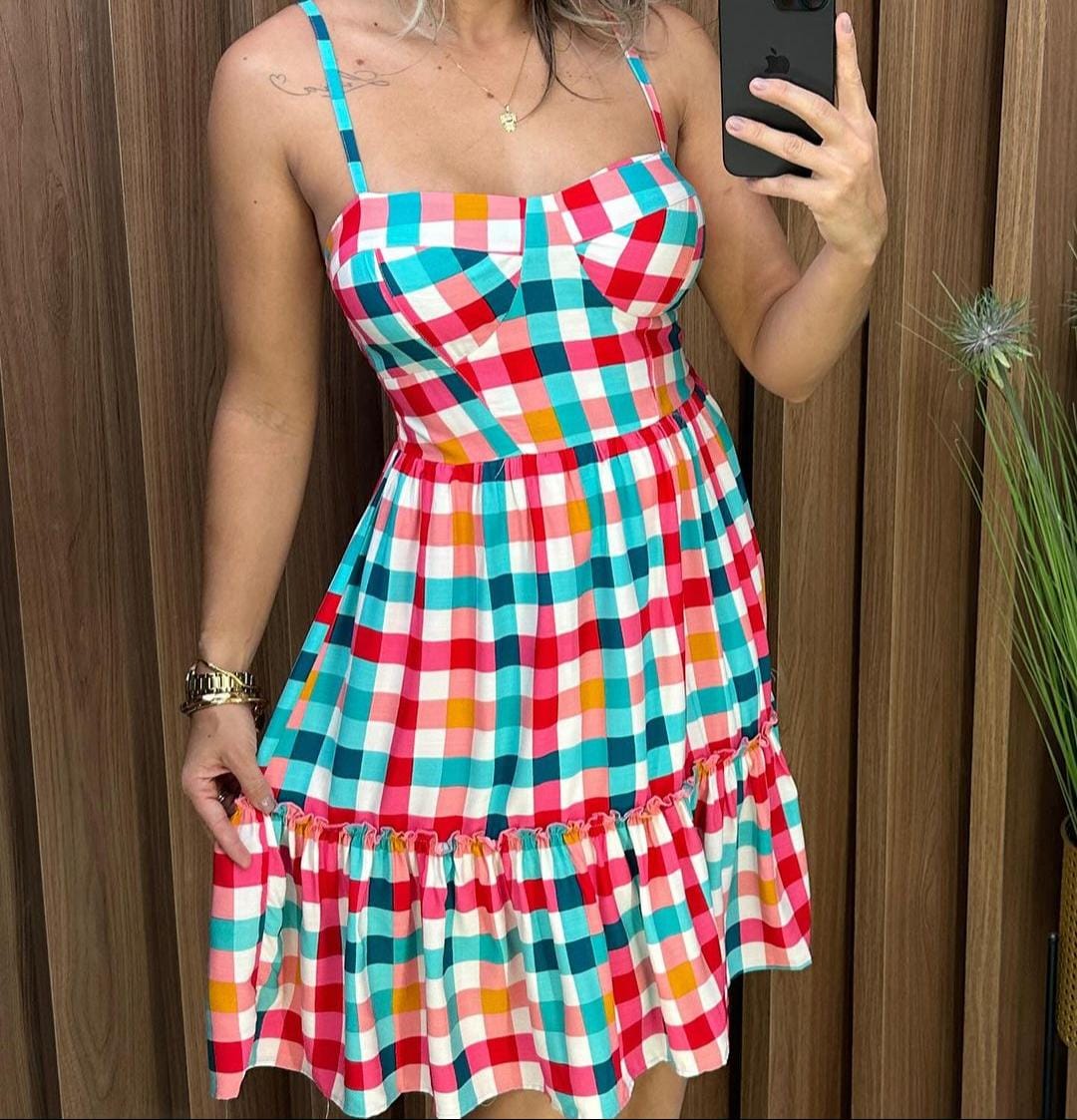 Vestido Xadrez Vichy