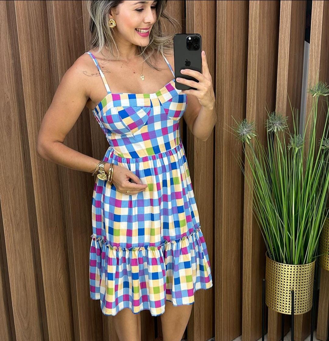 Vestido Xadrez Vichy