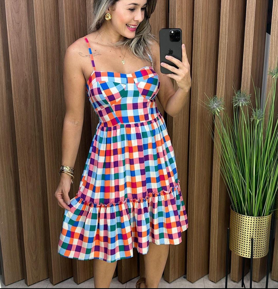 Vestido Xadrez Vichy