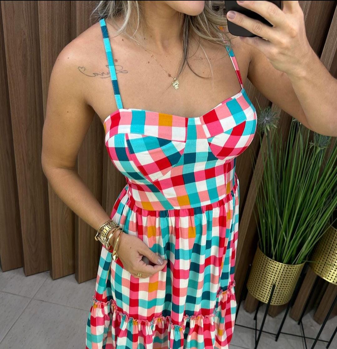 Vestido Xadrez Vichy