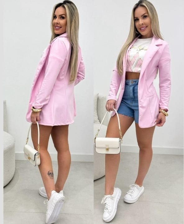 Blazer Kailane Rosa