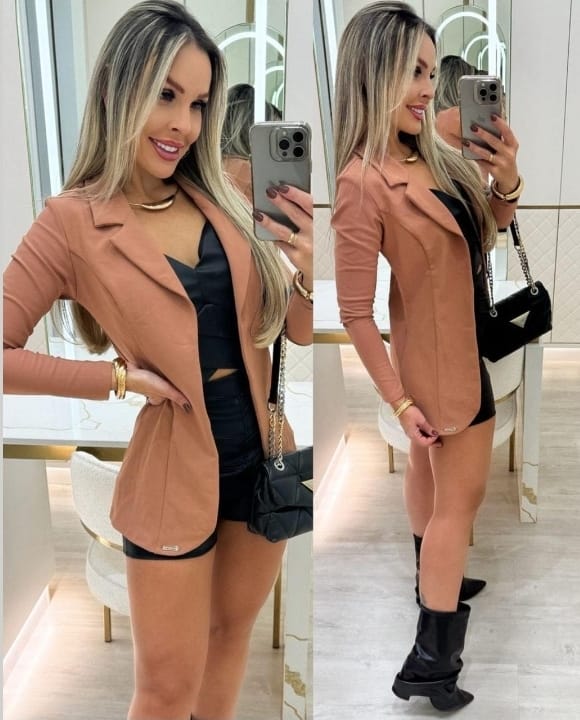 Blazer Cochamel Bege