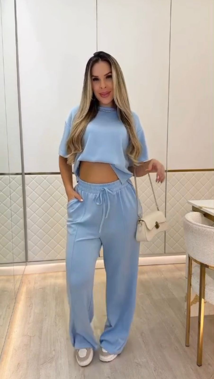 Conjunto malha moletinho