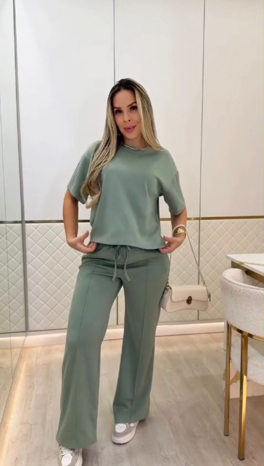 Conjunto malha moletinho