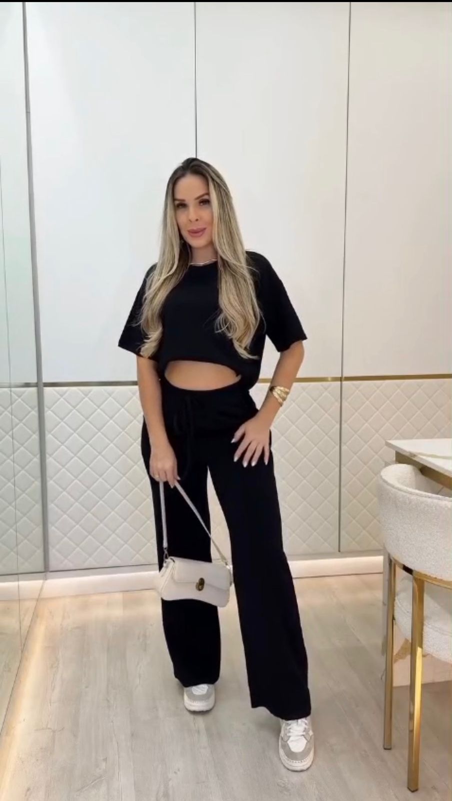Conjunto malha moletinho