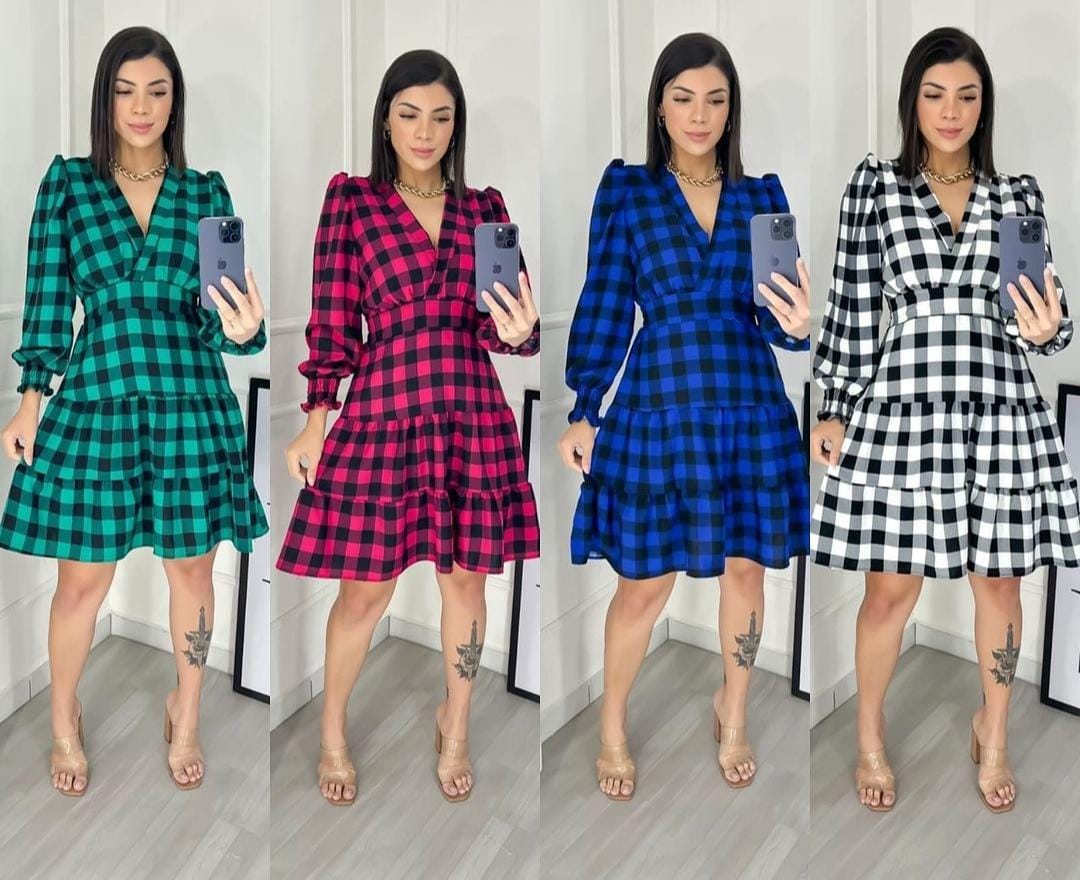 Vestido Xadrez Buffalo Check
