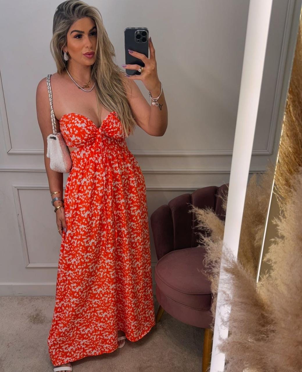 Vestido Crepe