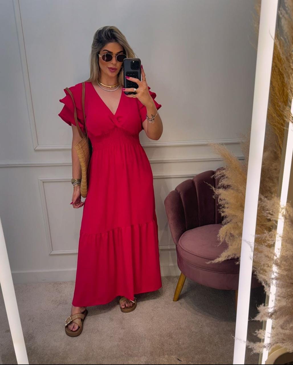 Vestido Crepe Duna 3 Marias