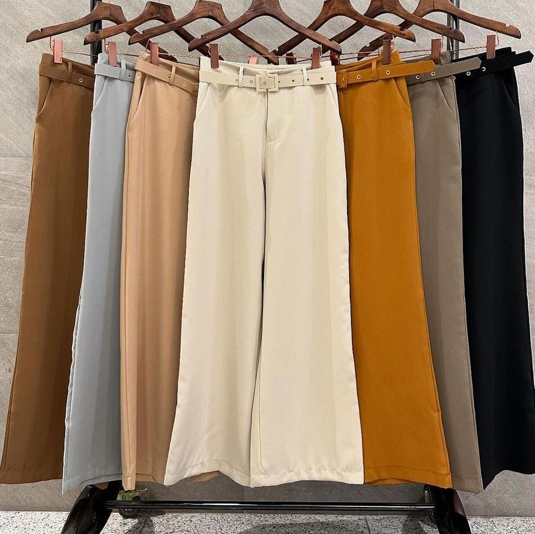 Calça Pantalona Old Money