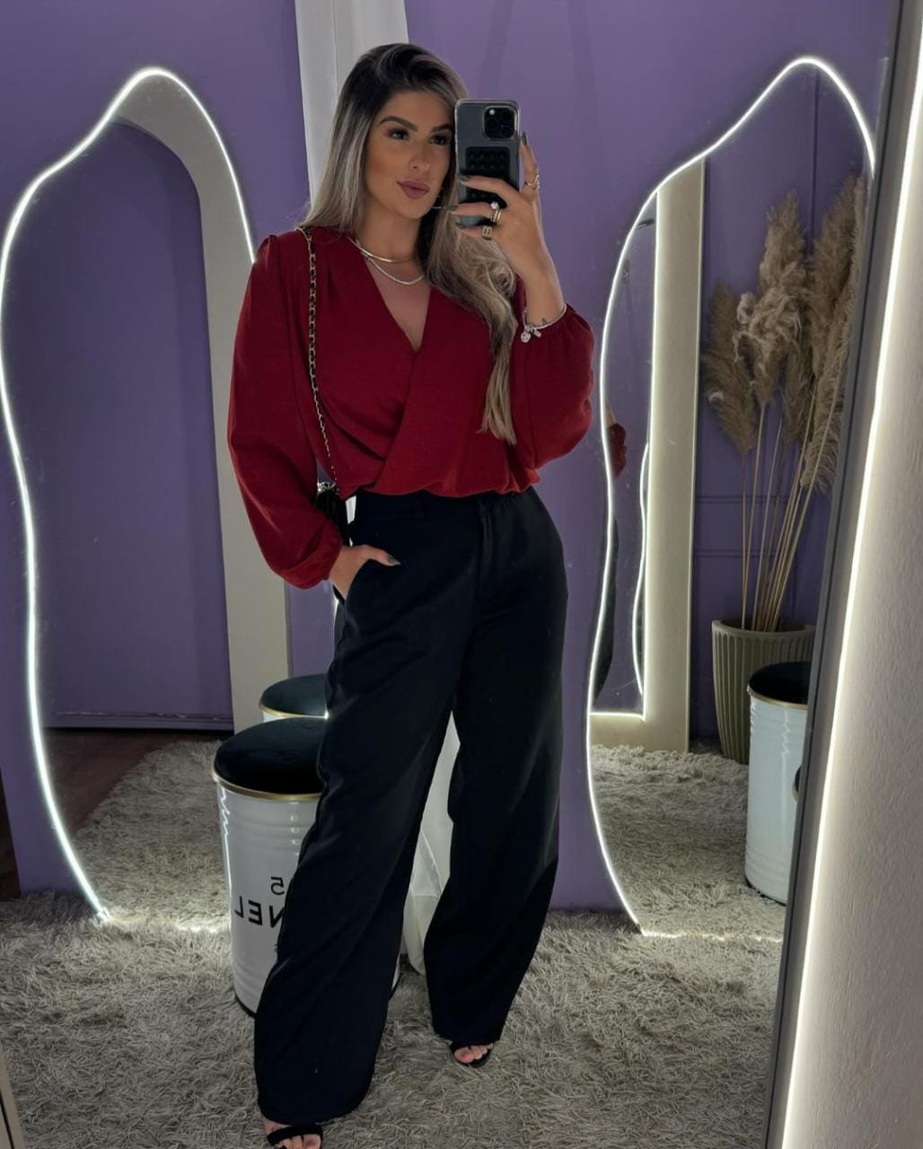 Calça Pantalona Alfaiataria