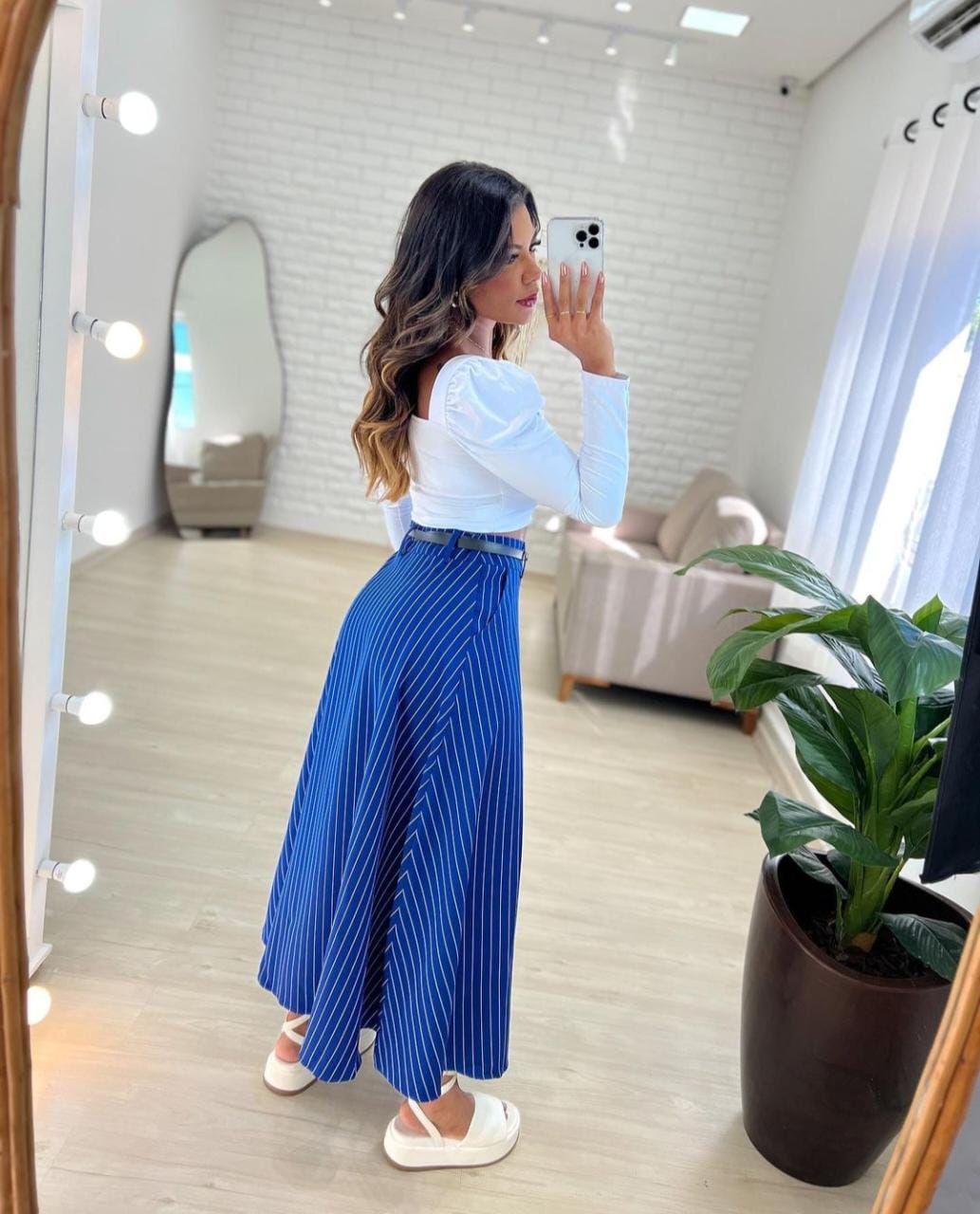Saia Envelope Classic Stripe