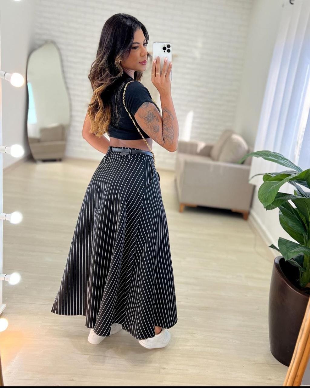 Saia Envelope Classic Stripe