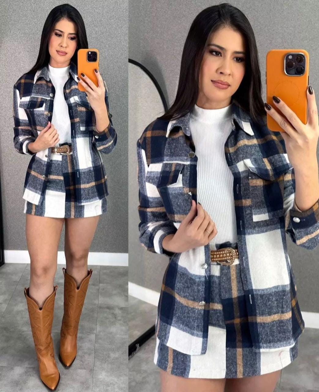 Conjunto Xadrez Flanelado