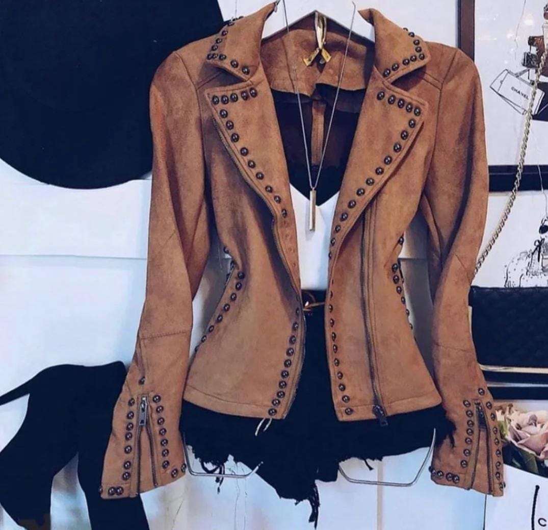 Jaqueta Suede