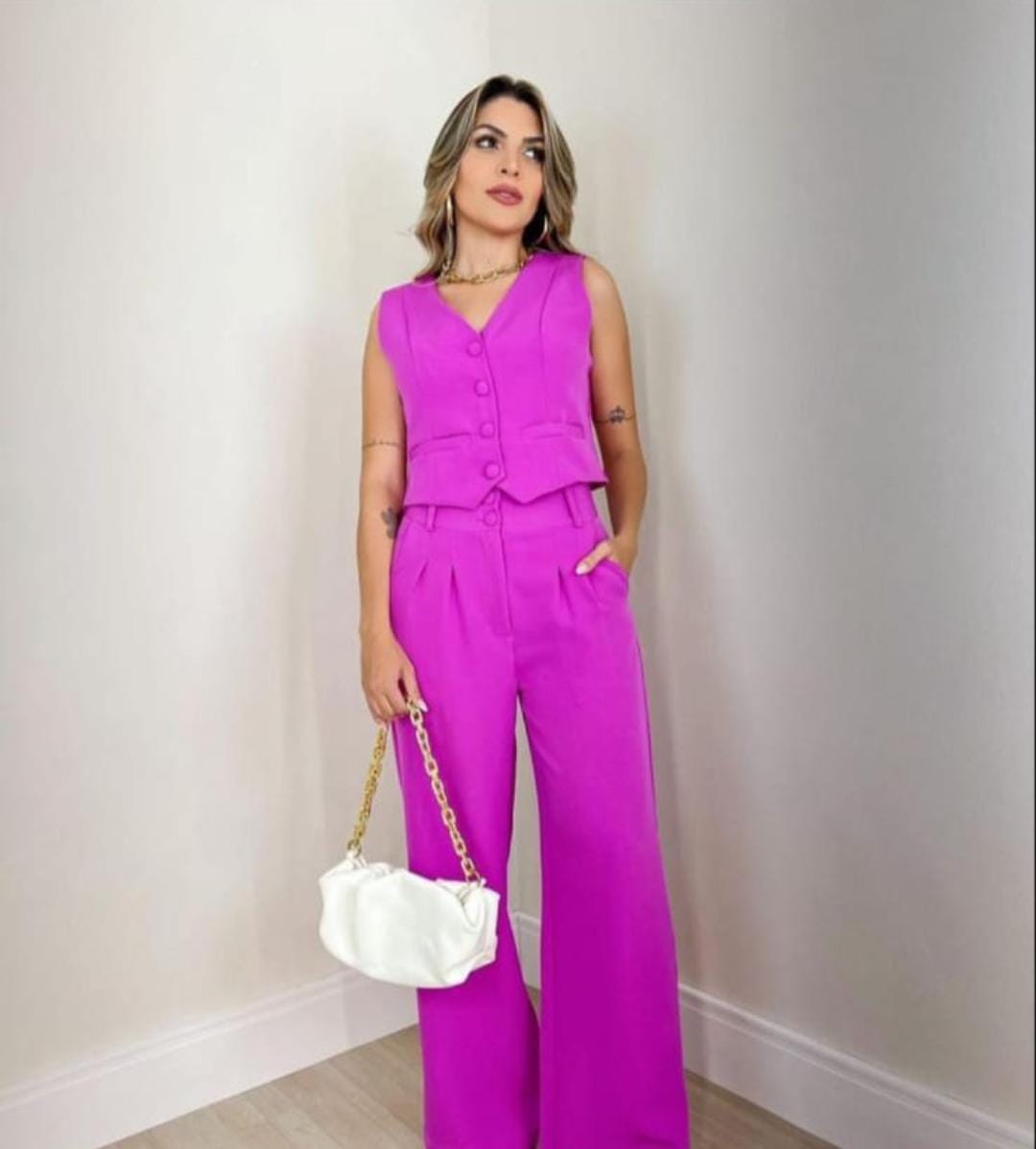 Conjunto Wide Leg Alfaiataria