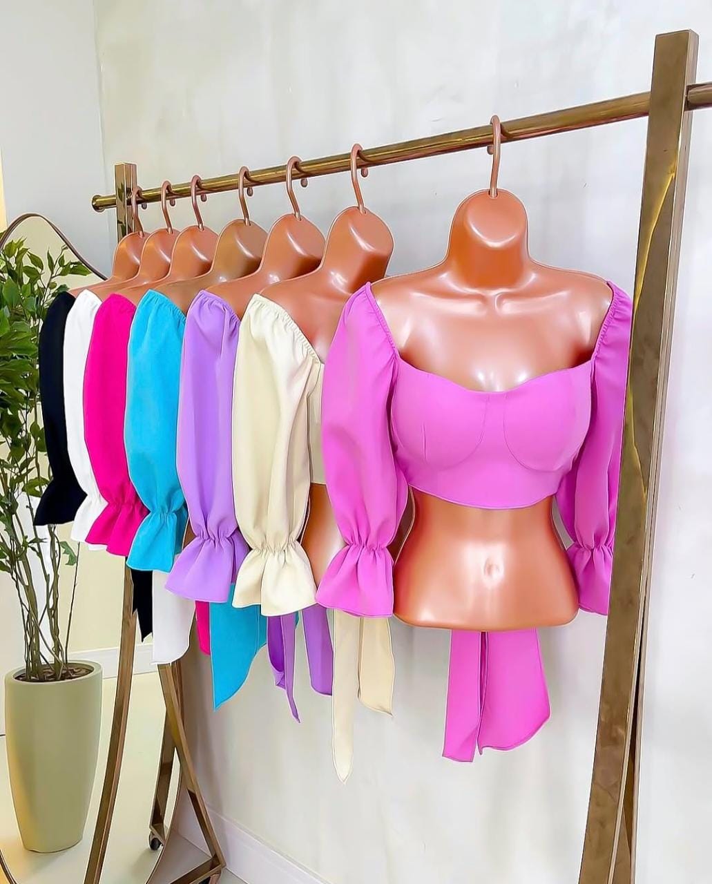 Cropped Decote Princesa