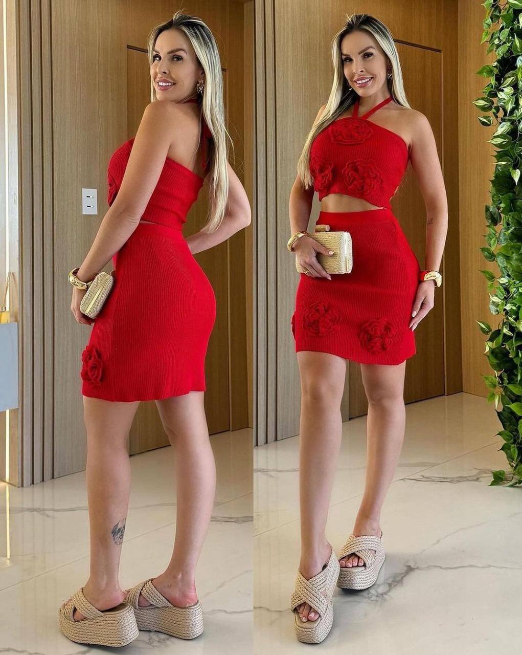 Conjunto Tricô Isa