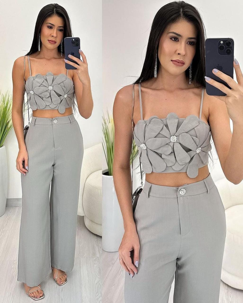 Conjunto Flores Alfaiataria