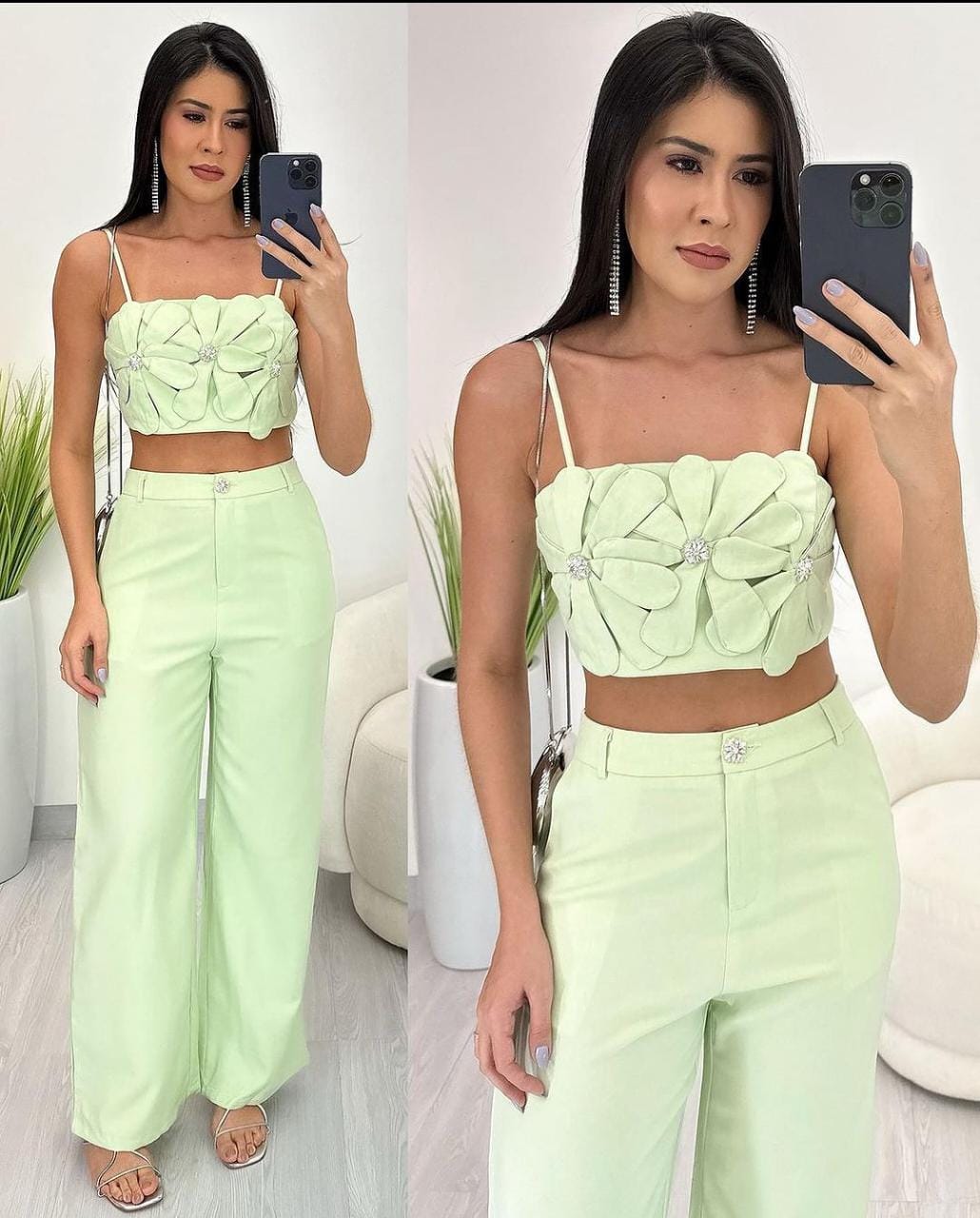 Conjunto Flores Alfaiataria