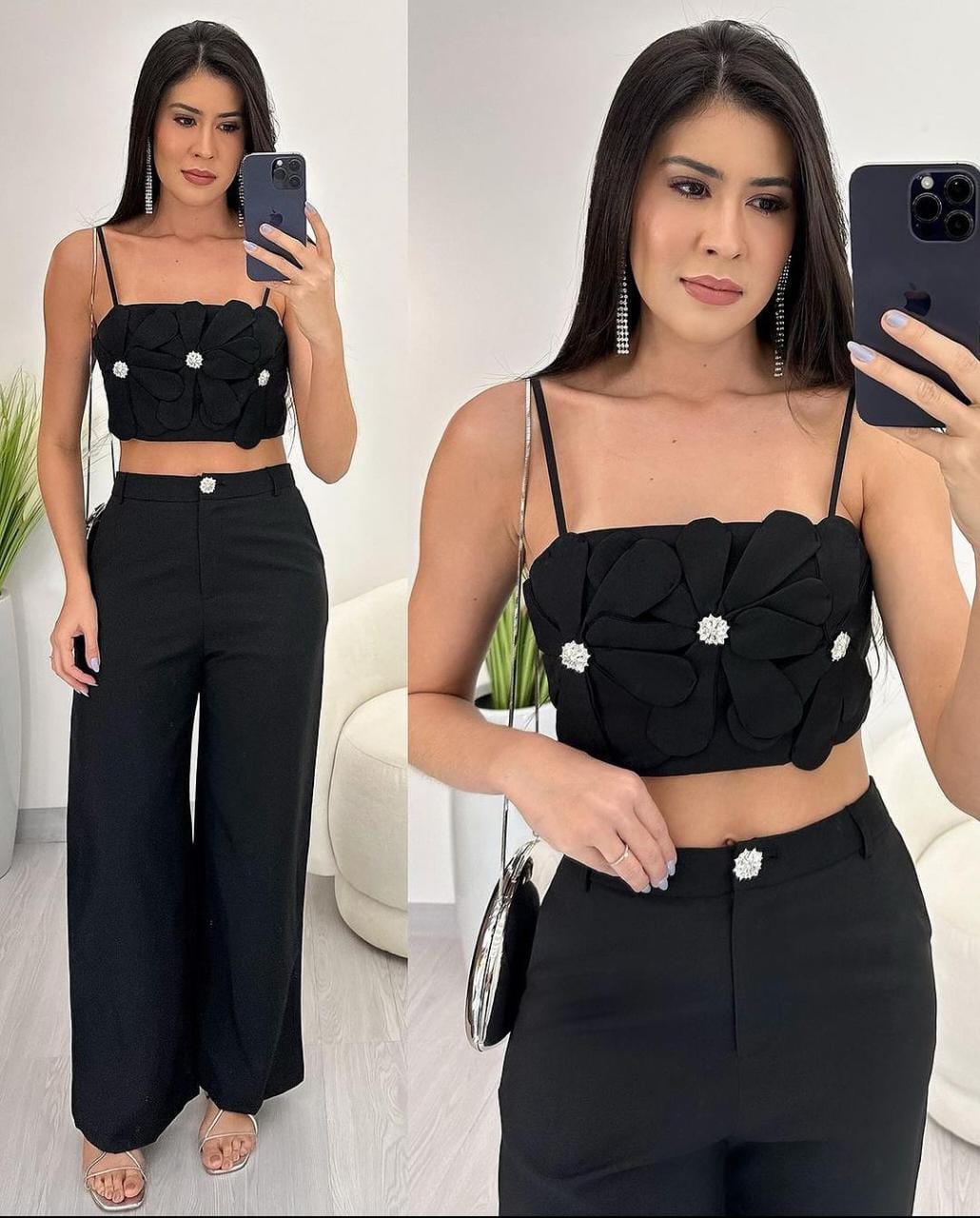 Conjunto Flores Alfaiataria