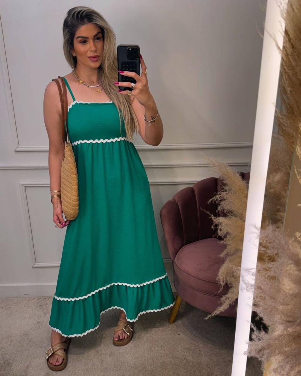 Vestido Crepe Duna Siana