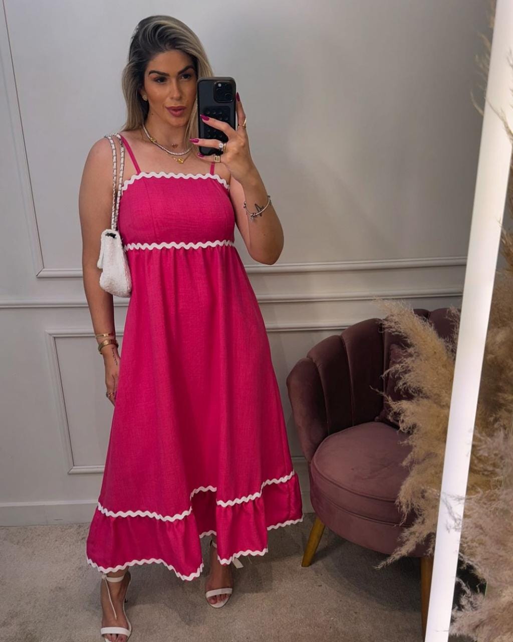 Vestido Crepe Duna Siana