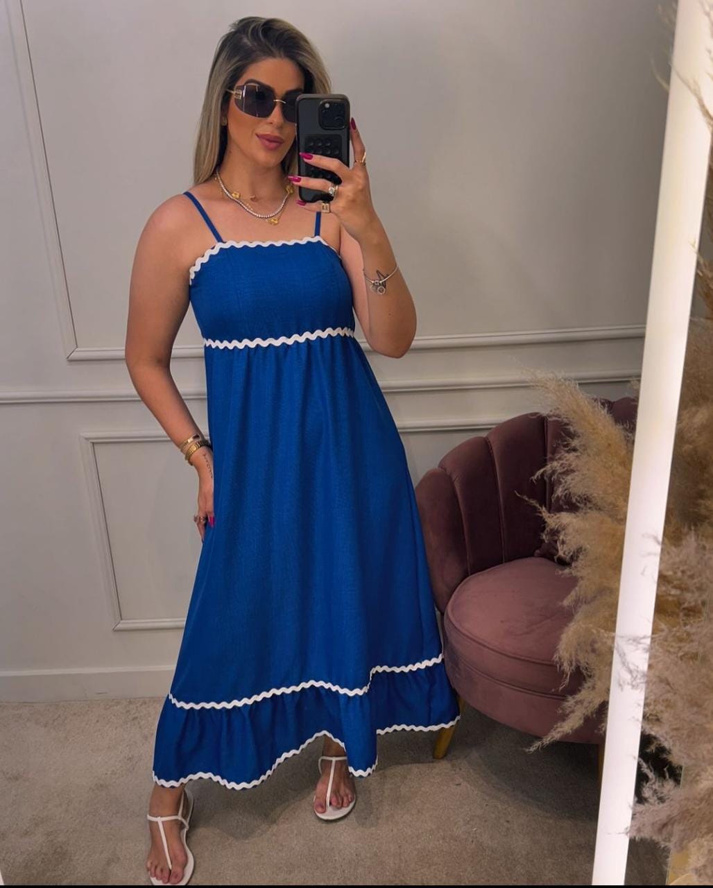 Vestido Crepe Duna Siana