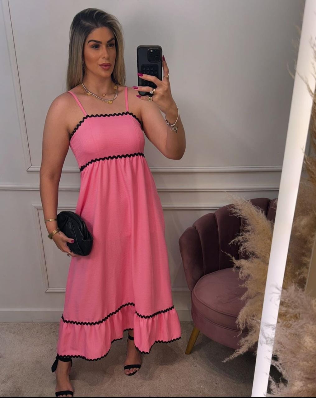 Vestido Crepe Duna Siana