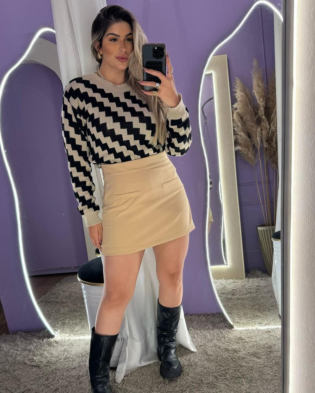 Short Saia Alfaiataria Fabi