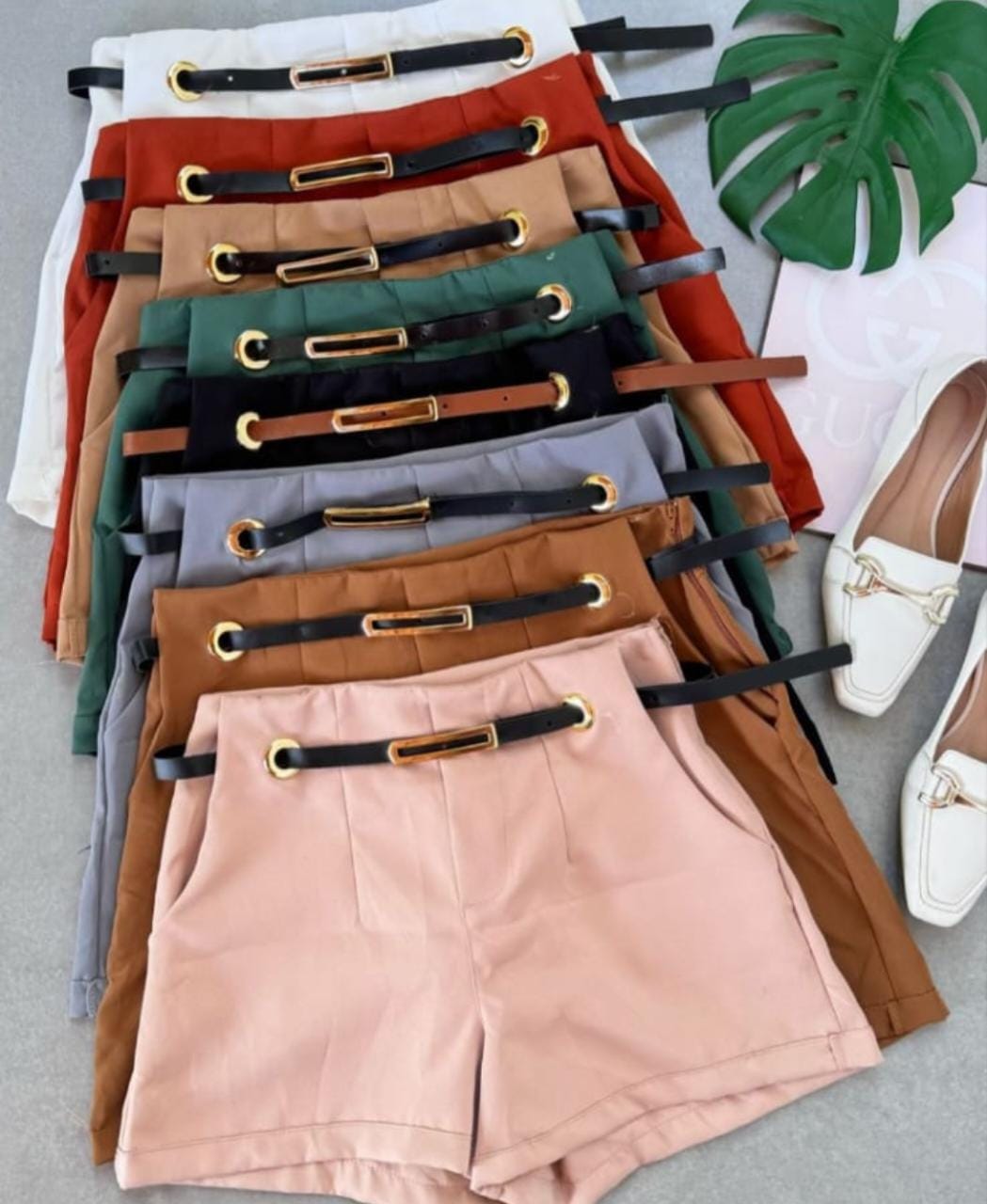 Short Alfaiataria com Cinto