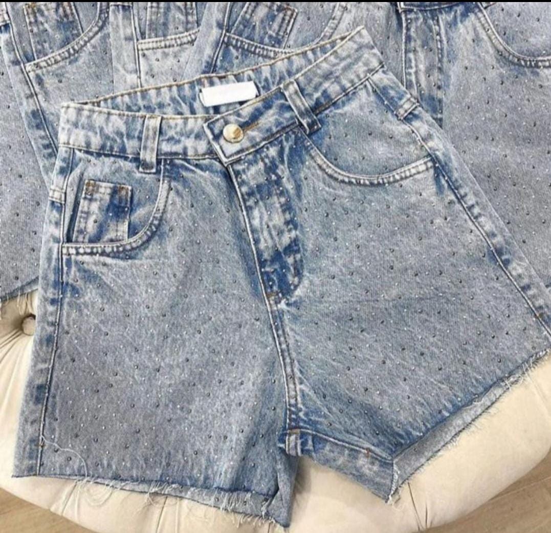 Short Jeans Strass