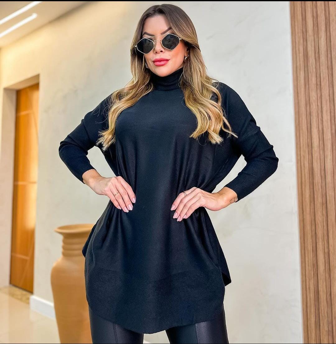 Blusa Poncho Modal