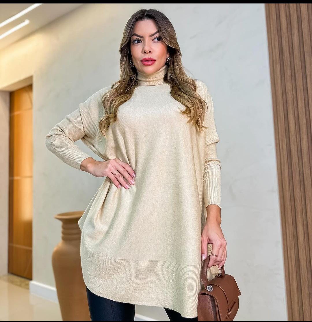 Blusa Poncho Modal