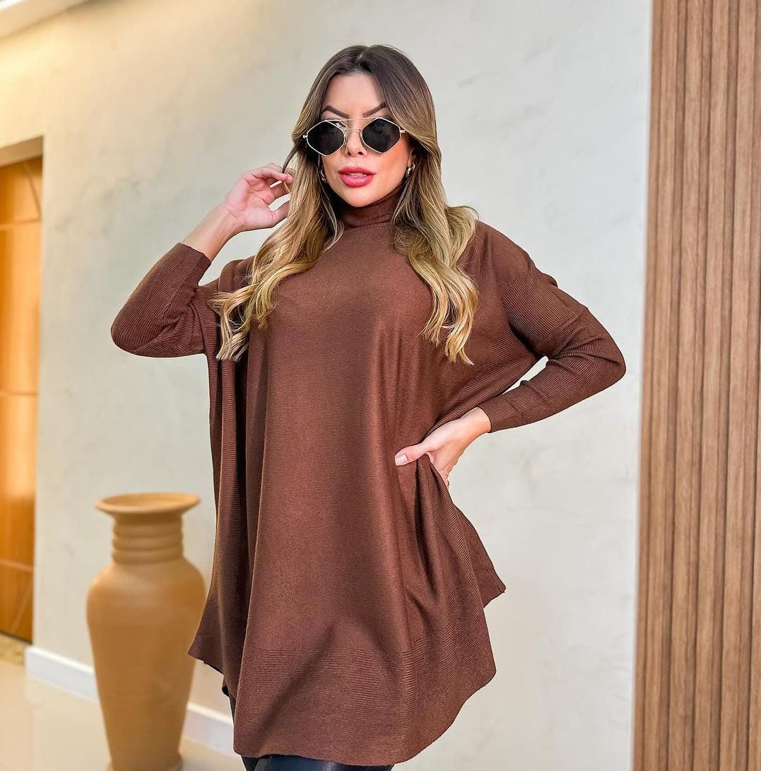 Blusa Poncho Modal