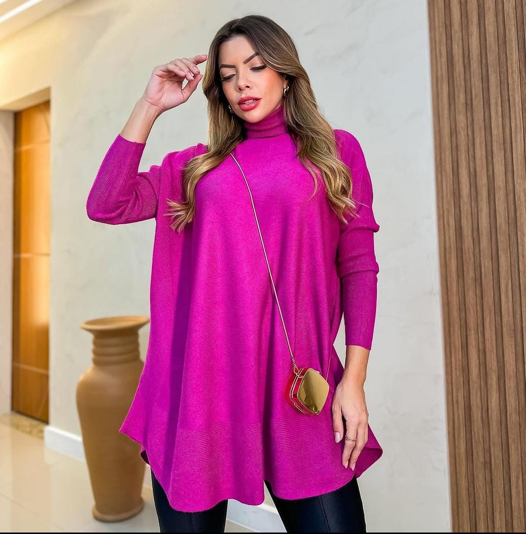 Blusa Poncho Modal