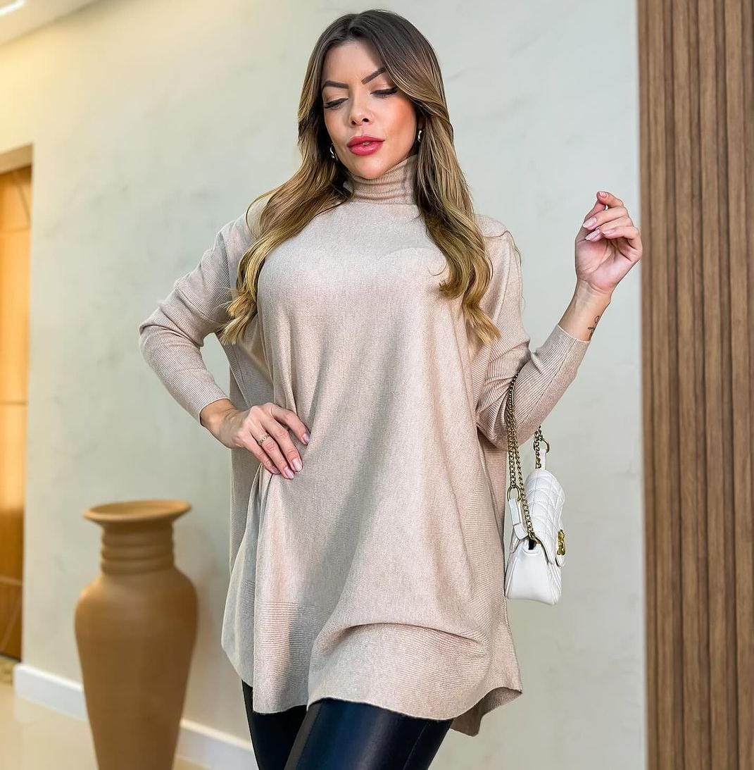 Blusa Poncho Modal