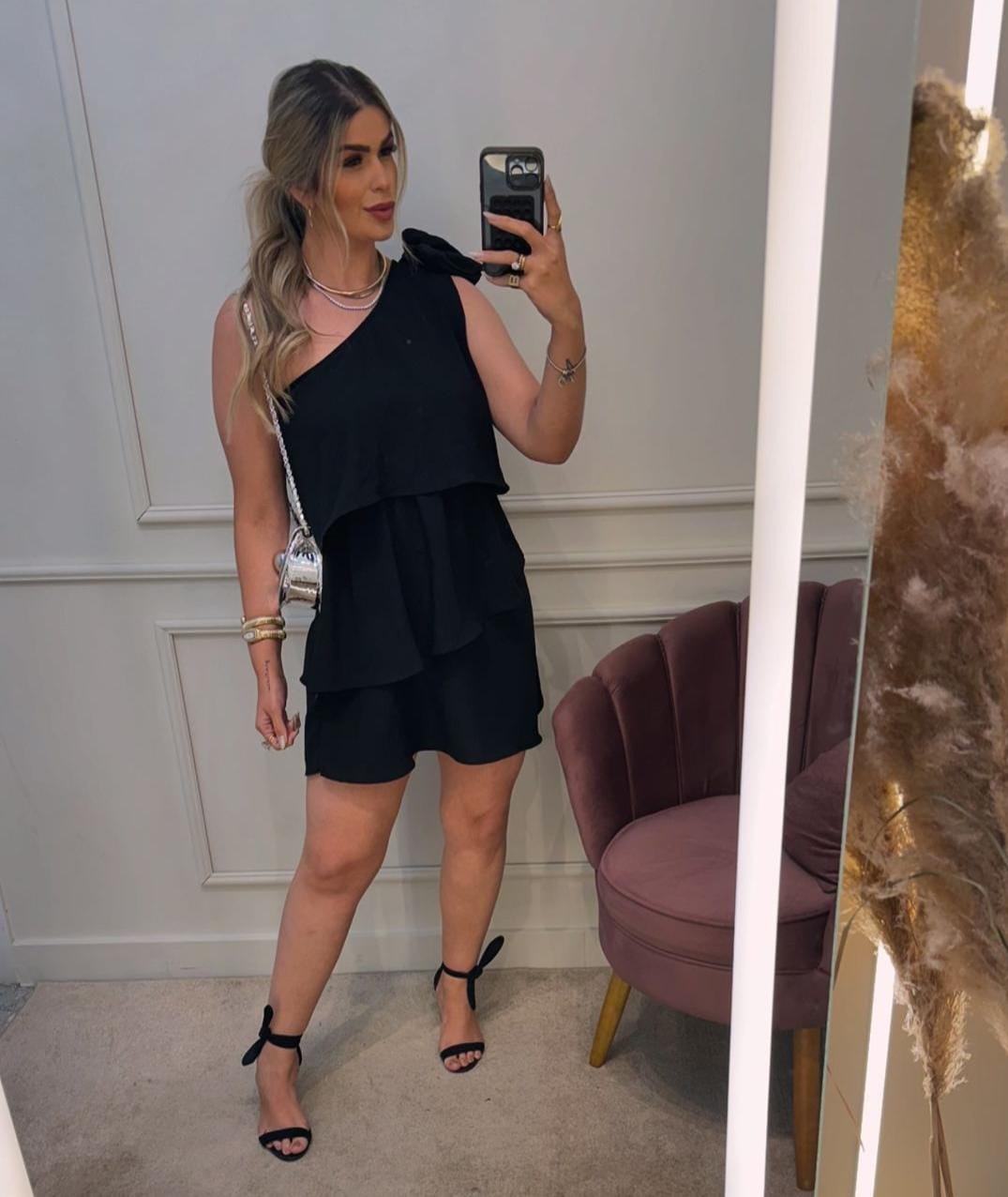 Vestido Crepe Luna